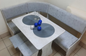 Кухонный уголок Миссия V велюр (цемент) в Черепаново - cherepanovo.mebelnovo.ru | фото