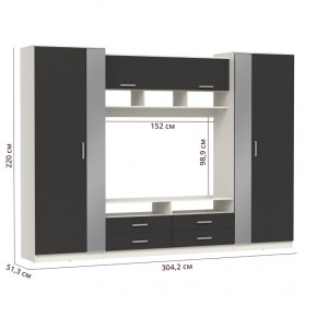 ШМЦ Вена  91.01 с зеркалом в Черепаново - cherepanovo.mebelnovo.ru | фото